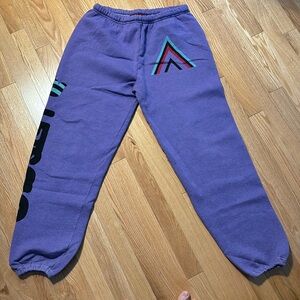 Freecity sweatpants size large purple